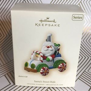 HALLMARK Keepsake Ornament 2007 SANTAS SWEET RIDE #1 in Series SANTA CLAUS KE